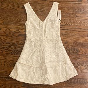White Lace Mini Dress